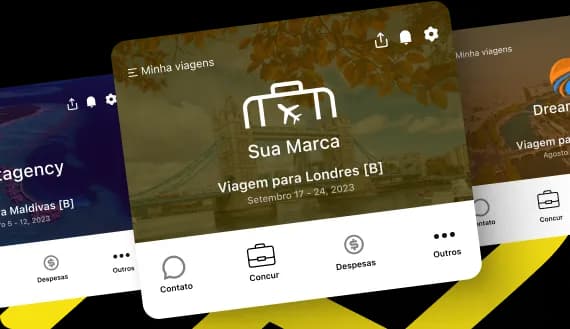 App co-branded com sua marca