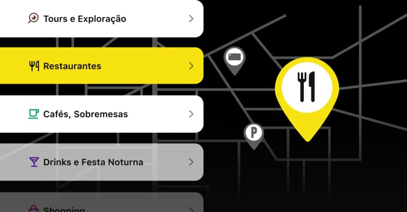 Guias e mapas offline (1.950+ destinos)